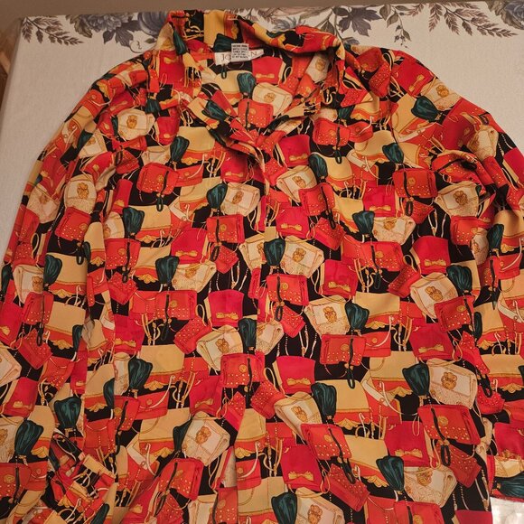 Vintage Jordan Button Up Blouse - Picture 1 of 10